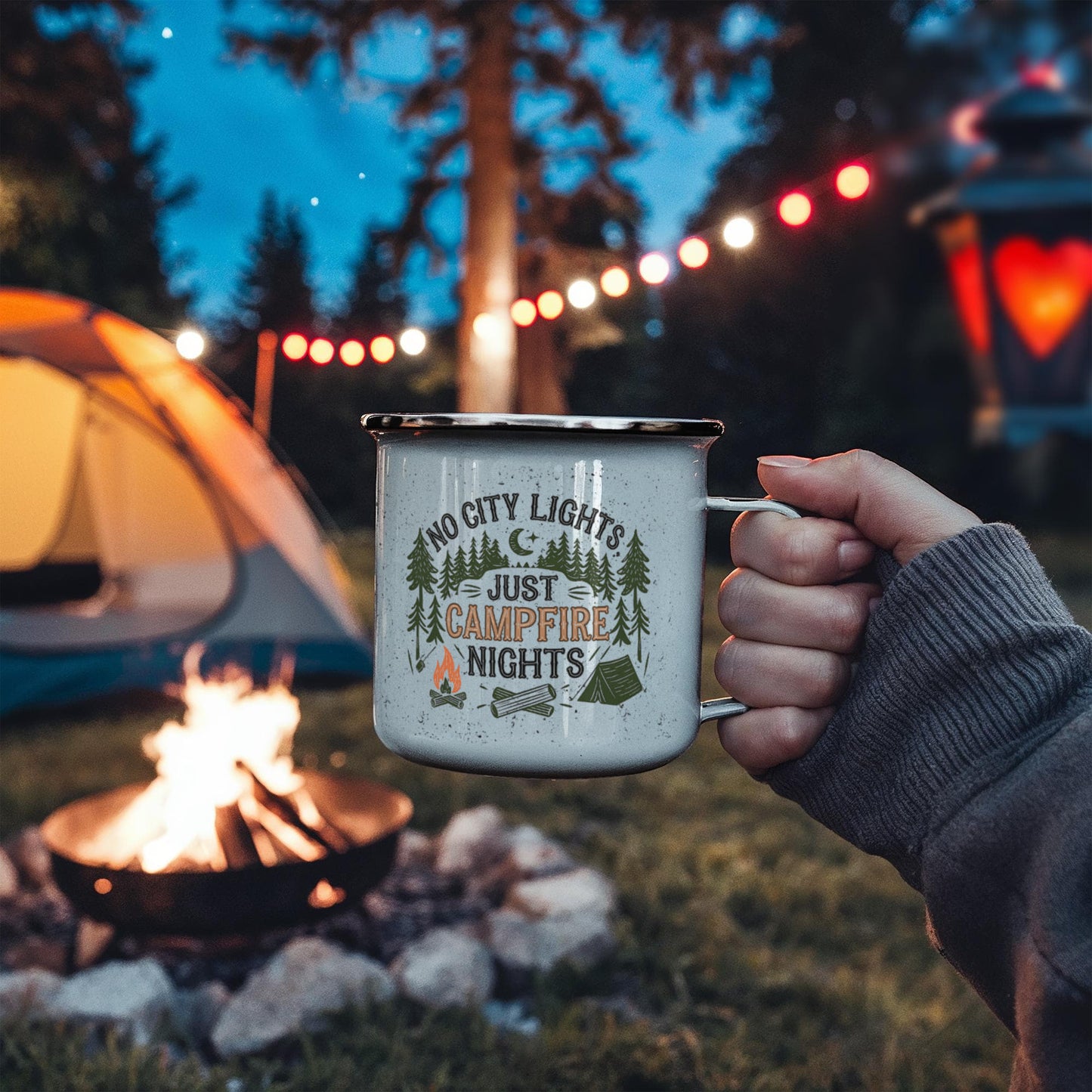 Just Campfire Nights - Stainless Steel mug