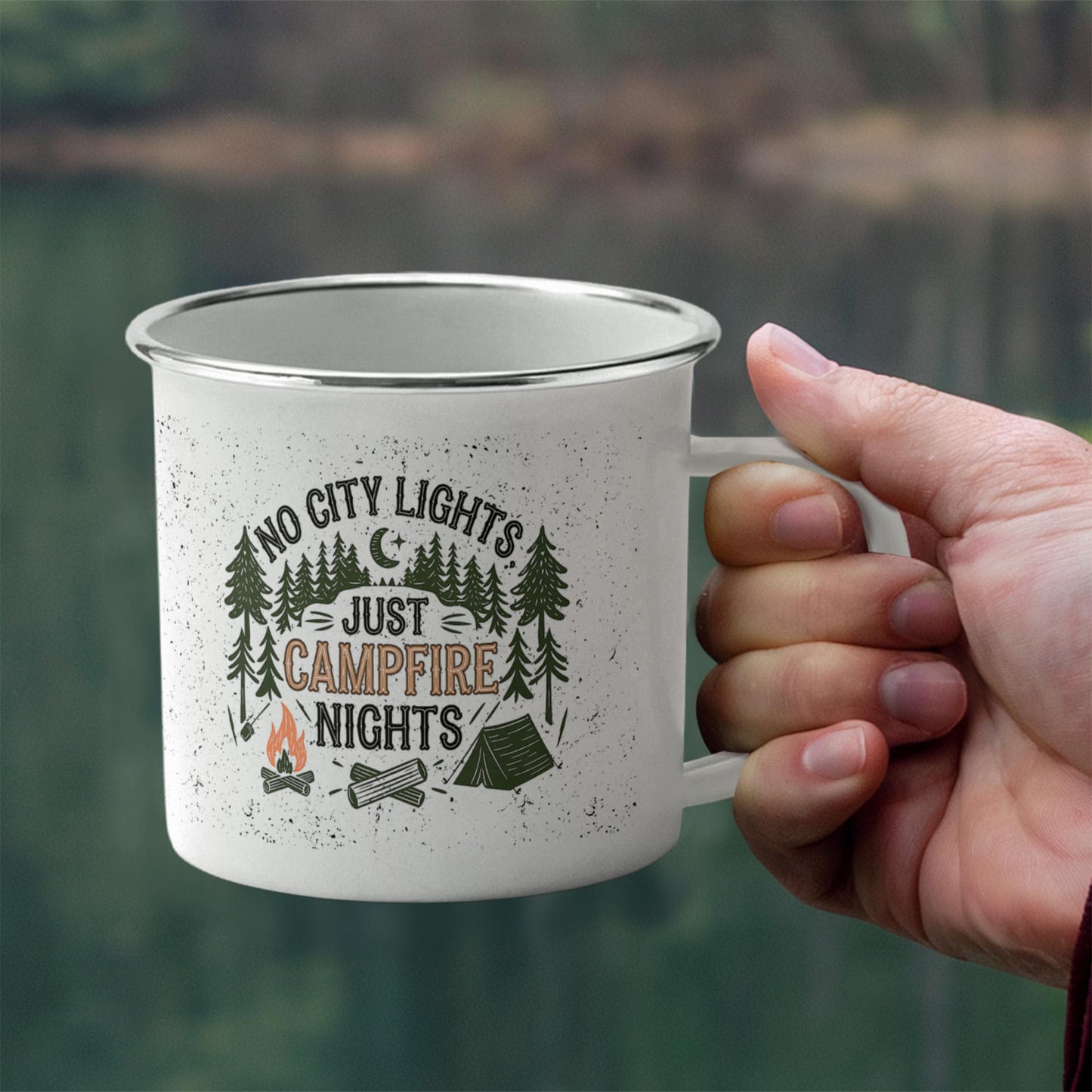 Just Campfire Nights - Stainless Steel mug