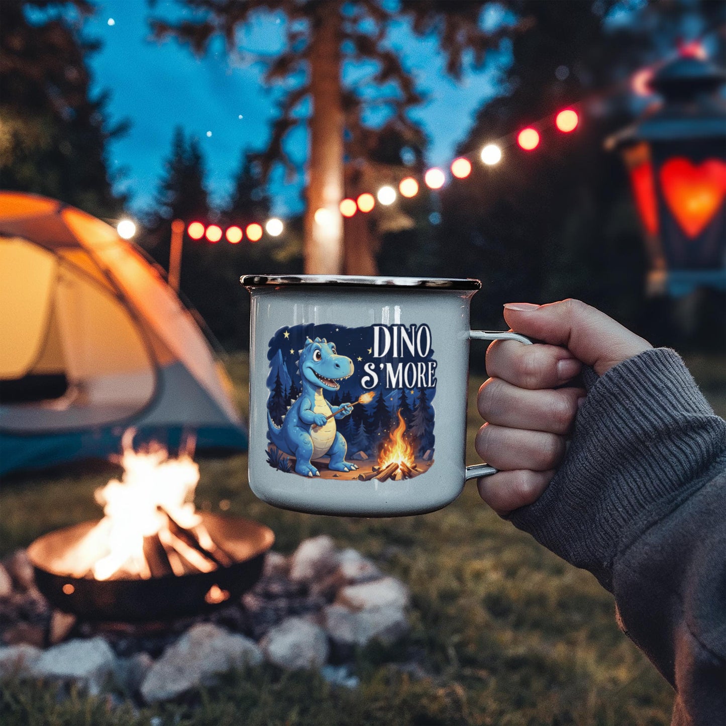 Dino S'more - Stainless Steel Mug