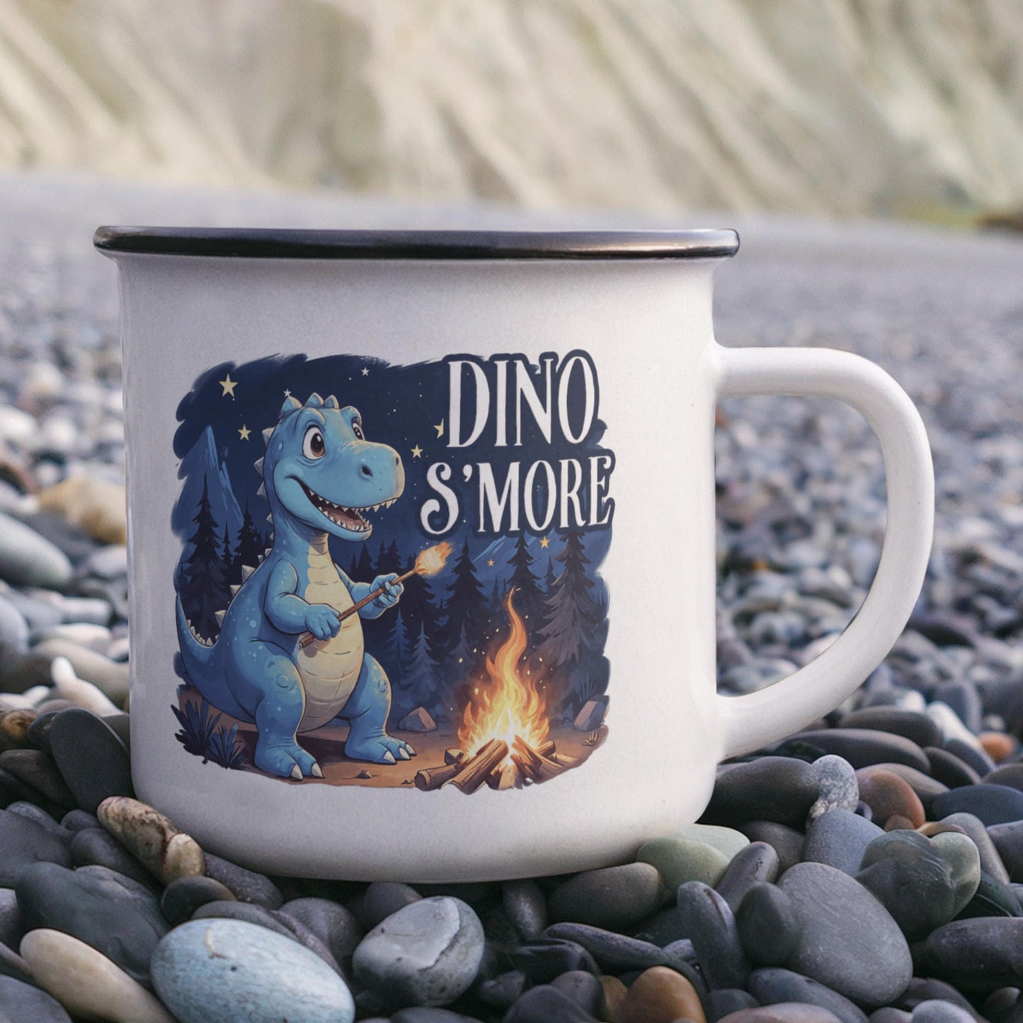 Dino S'more - Stainless Steel Mug